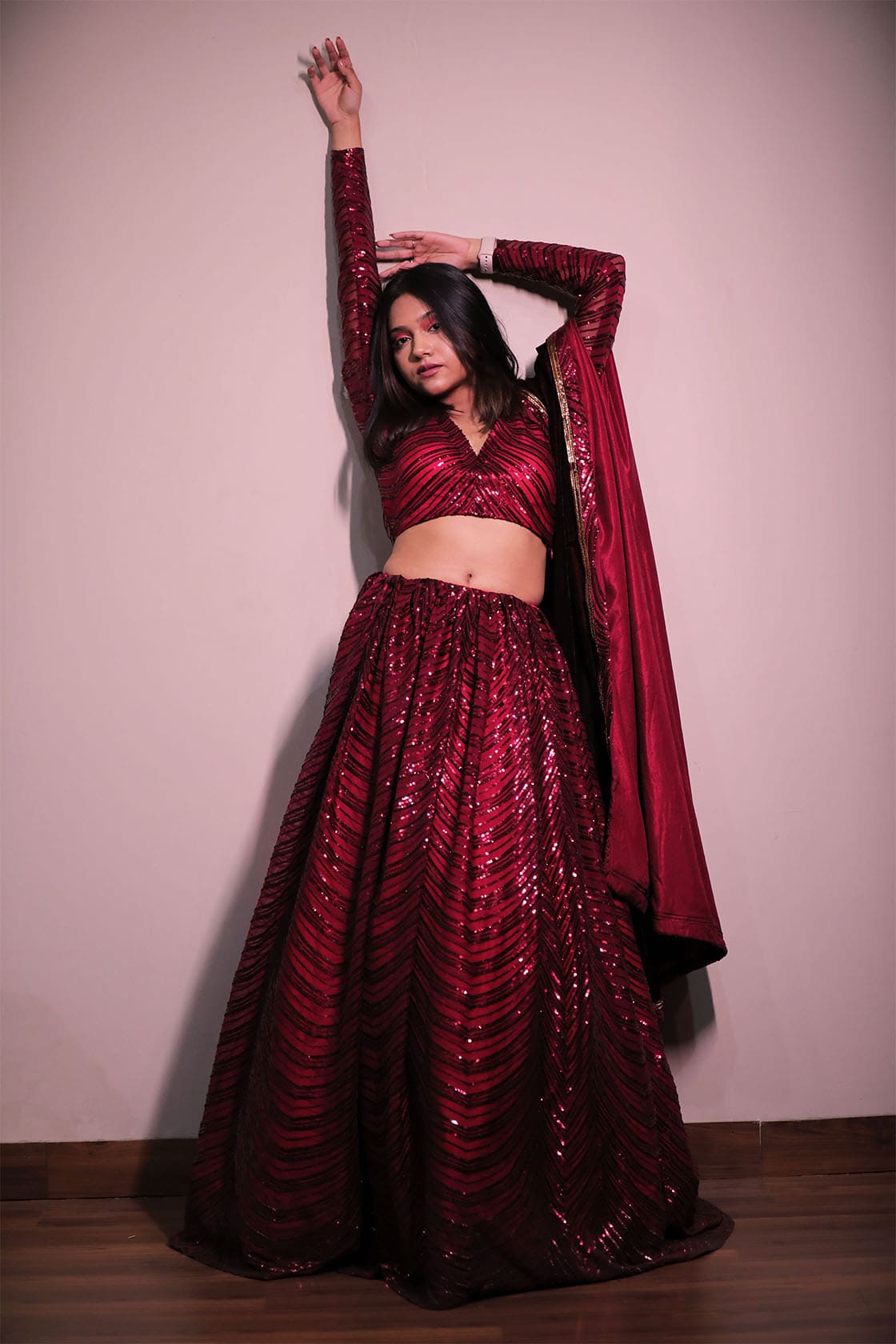 Maroon Bridal Wear Embroidery Velvet Lehnga Choli | Designer lehenga choli,  Bridal lehenga choli, Bridal lehenga red